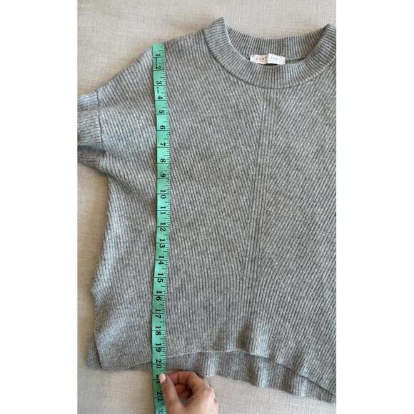 Everlane Premium Ribbed Cashmere Crew Sweater Gray Size XS - Picture 7 of 9